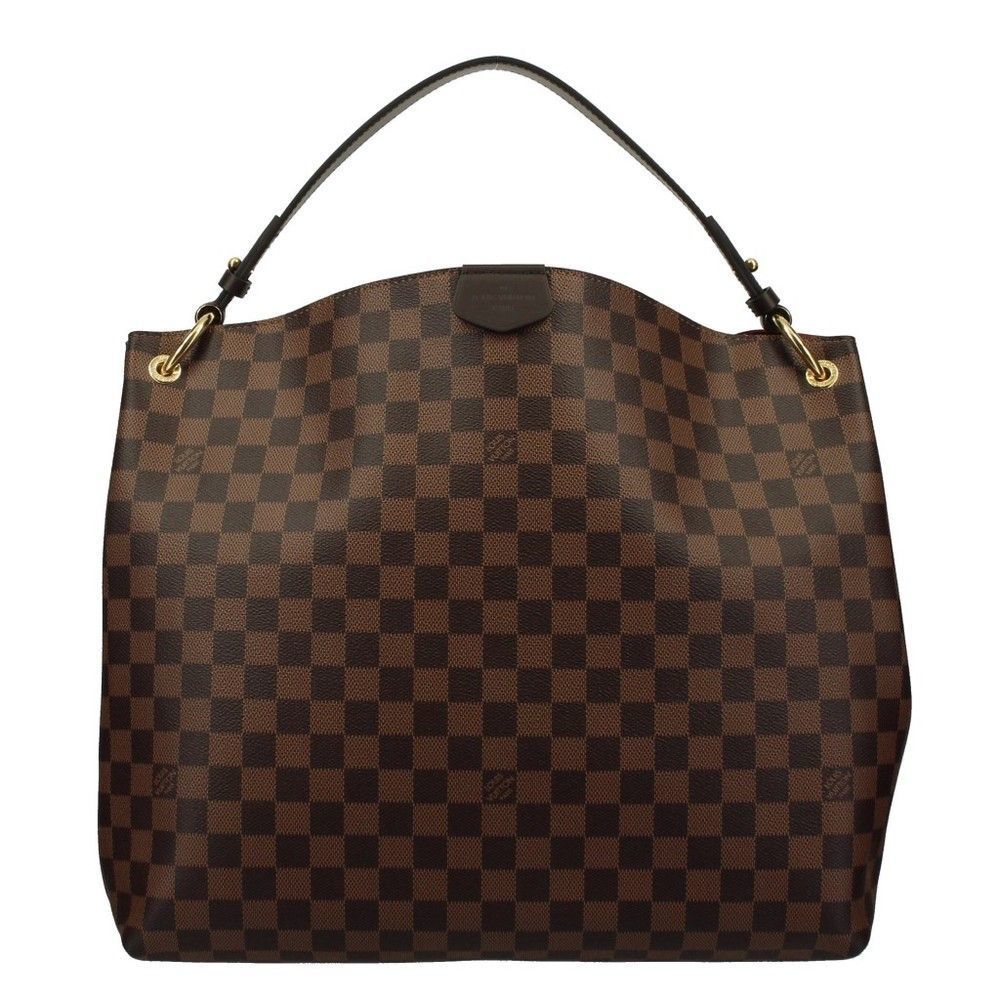 Louis Vuitton Graceful Mm Damier Ebene Canvas Shoulder Bag